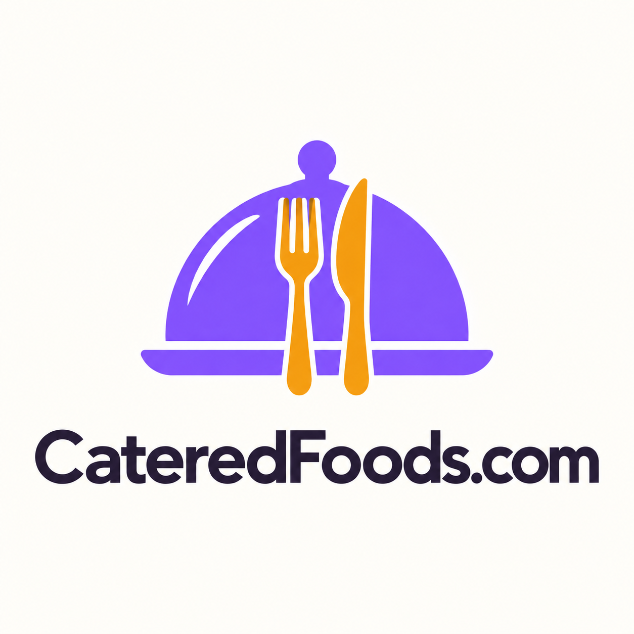 CateredFoods.com domain name artwork